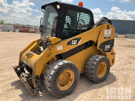 2010 skid steer high flow|2010 Cat 246C Two.